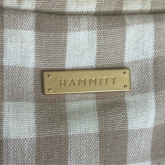 Hammitt Morgan Bag in Dandelion Gingham Shoulder/Crossbody Croissant Shape - Picture 9 of 13